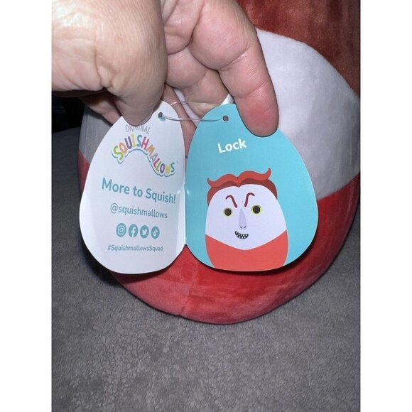 NWT LOCK 12" Squishmallows Nightmare Before Christmas Disney Plush Doll - Picture 9 of 9